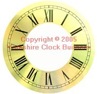 BRASS CIRCULAR DIALS & CHAPTER RINGS